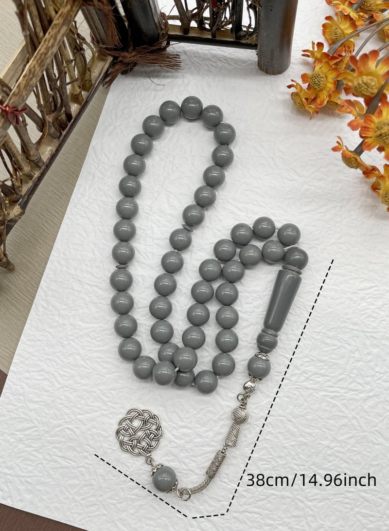 Tasbih10mm45 solid color acrylic gifts from Middle Eastern countries - Image 4