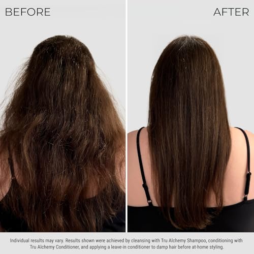 Tru Alchemy Shampoo for Growth, Volume & Scalp Health | Naturally-Derived with Tea Tree & Peppermint Oil plus Keratin & Saw Palmetto | Sulfate & Paraben Free | 9 Fl Oz. - Image 4