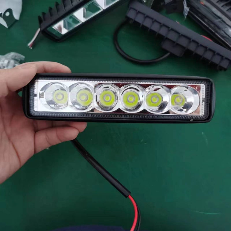 High-Power LED Work Light Bar 18W for Off-Road Spotlight Spotlight