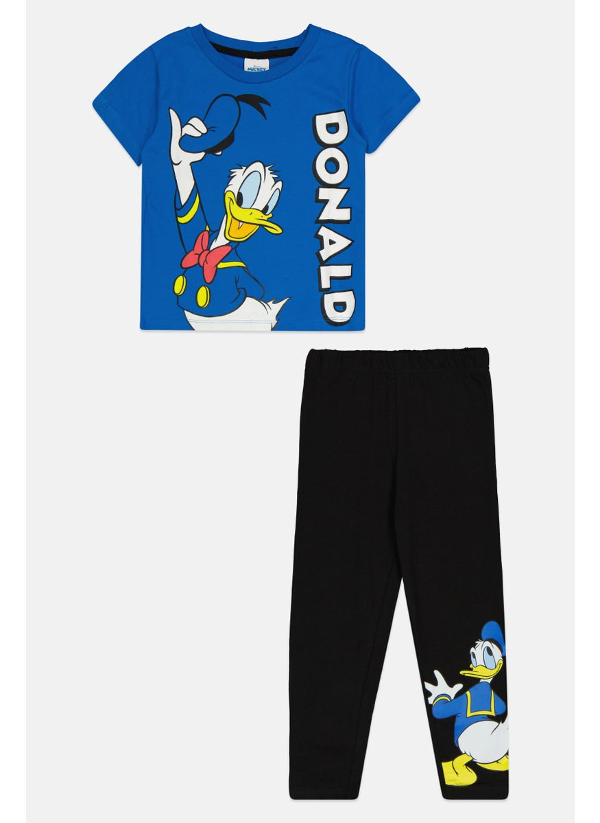 Disney Toddlers  Boy 2 Pieces Mickey And Friends Pajama Set, Multicolor  - Image 1
