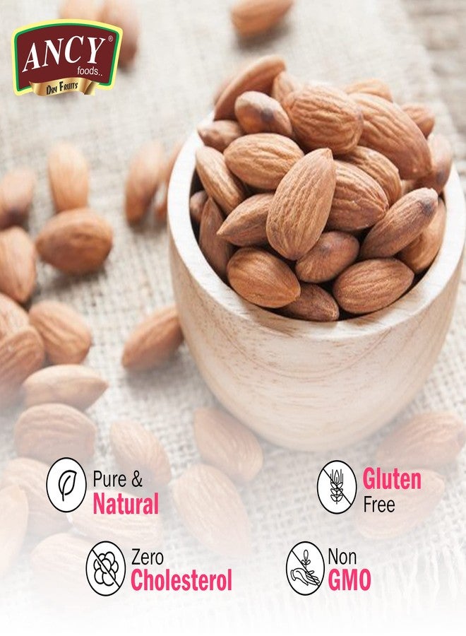 Ancy Almonds 1000 Grams (250 Grams X 4) - Raw, Whole And Delicious |Crunchy Texture without Sugar and Salt | Ideal for Snacking, Baking, Smoothies & Meal also for Healthy Lifestyle - Image 3