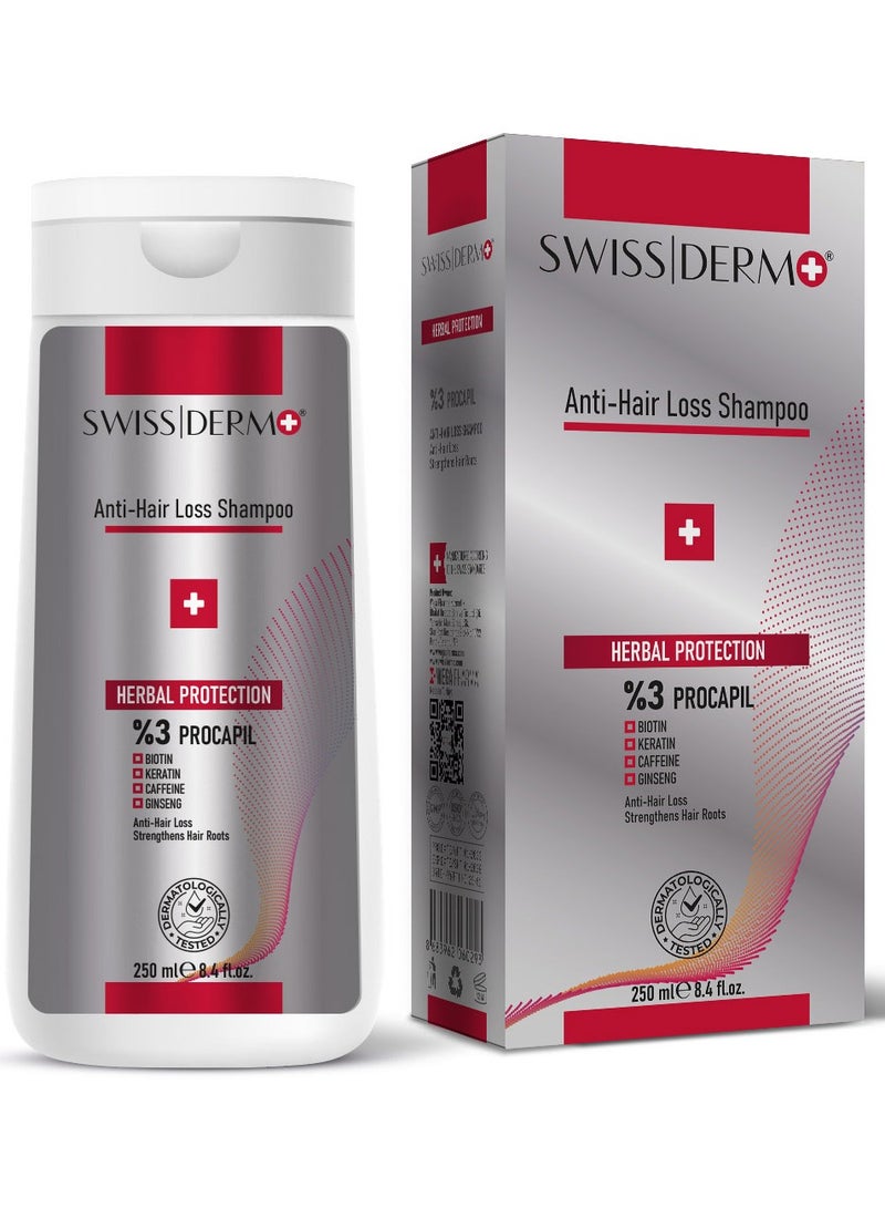 Swiss Dermo Anti Hair Loss Shampoo 250 ml