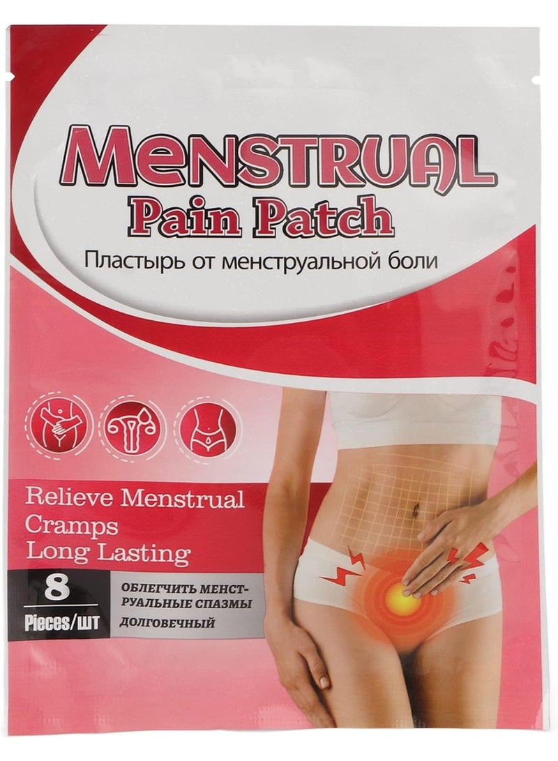 سوميفون لصقات لتخفيف آلام الدورة الشهرية وتقلصات الدورة الشهرية - 8 قطع - Image 1