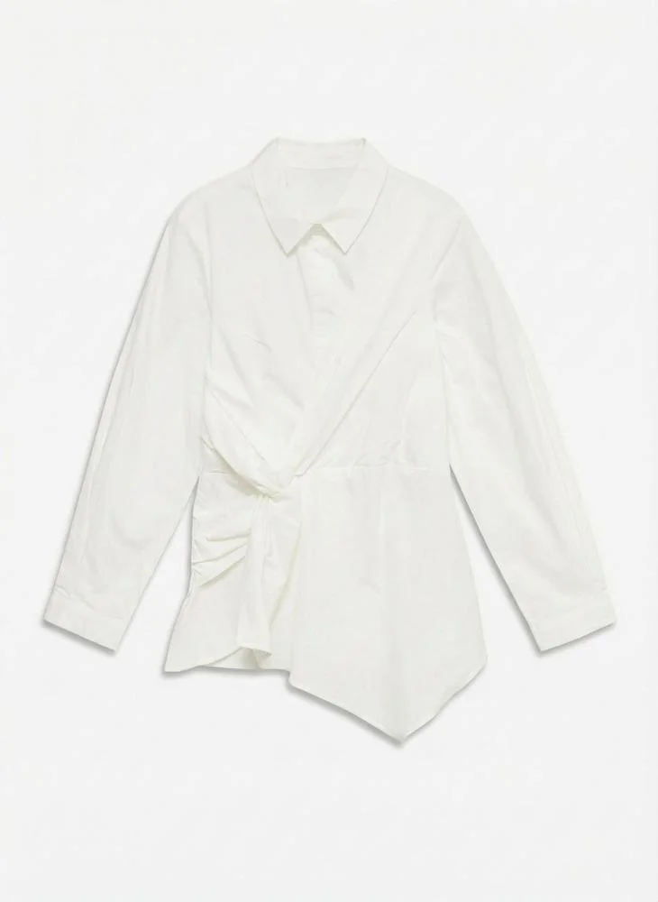 Vero Moda Ritta Knotted Long Sleeve Shirt