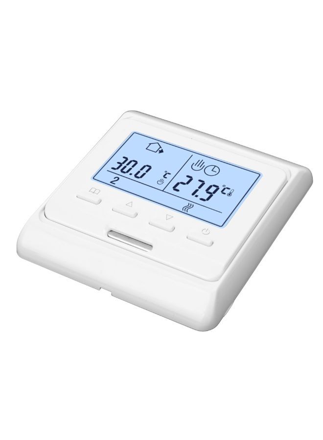 NIBEMINENT Programmable Thermostat With Temperature And Humidity Controller White - Image 2