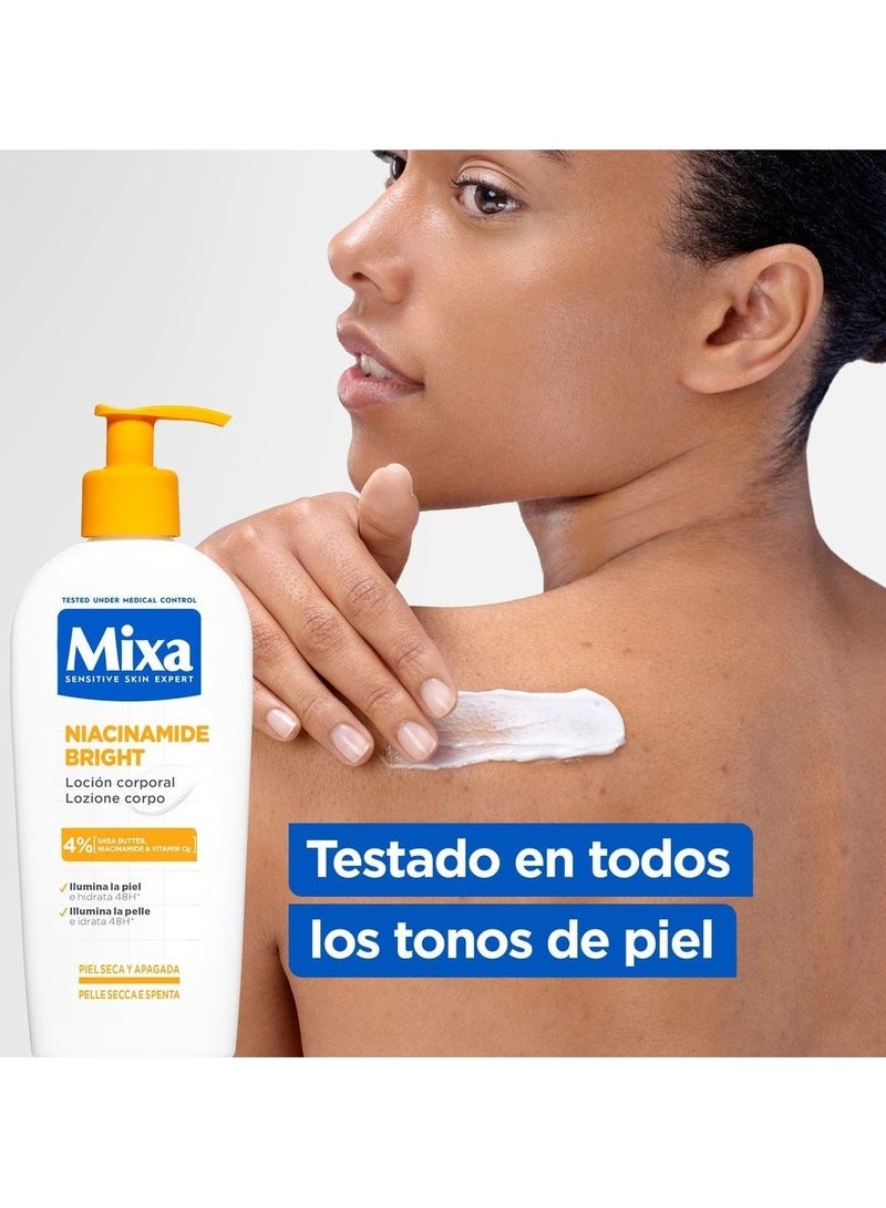 مكسا لوشن الجسم ميكسا نياسيناميد برايت إلومينيتينغ للبشرة الجافة والباهتة 250 مل - Image 2