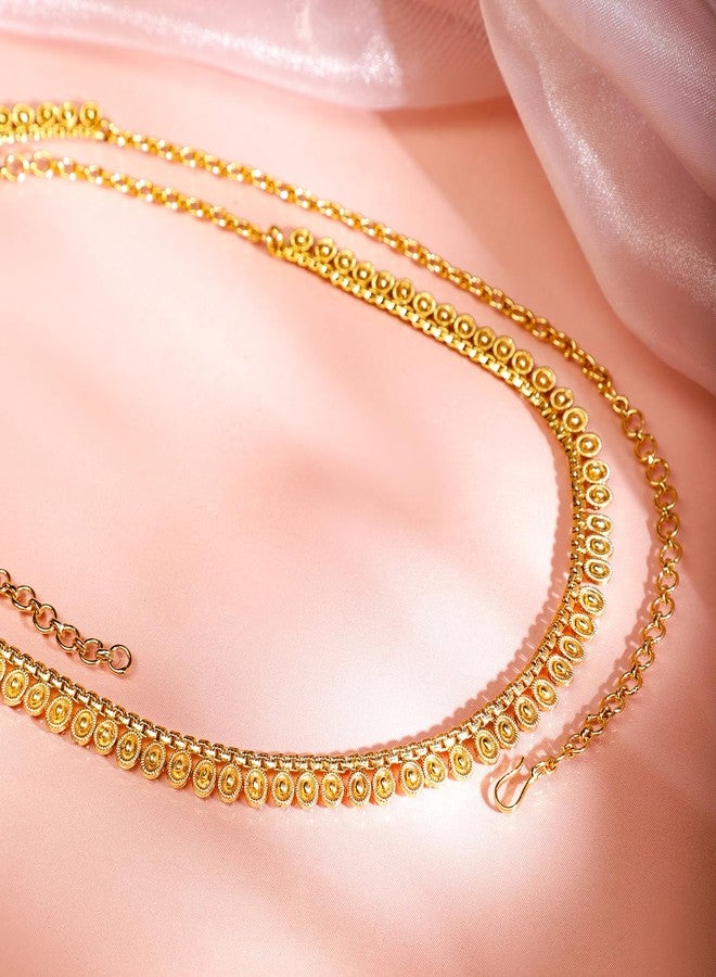 Rubans 18K Gold-Plated Traditional Motif Design Kamarbandh – Perfect for Ethnic Looks for Women & Girls - Image 4