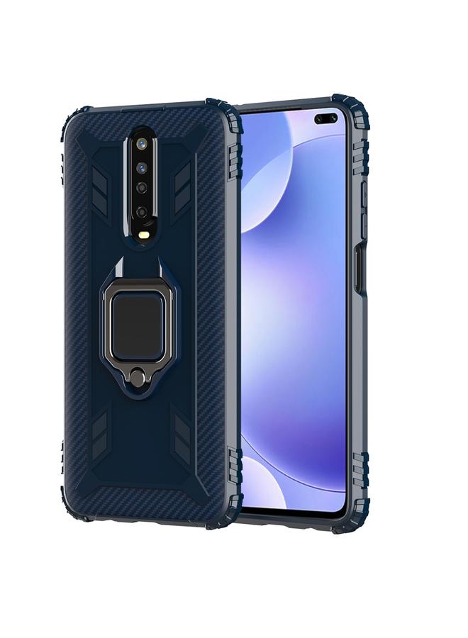 erorex Case For Xiaomi Poco X2 Carbon Fiber Protective Case with 360 Degree Rotating Ring Holder - Image 2