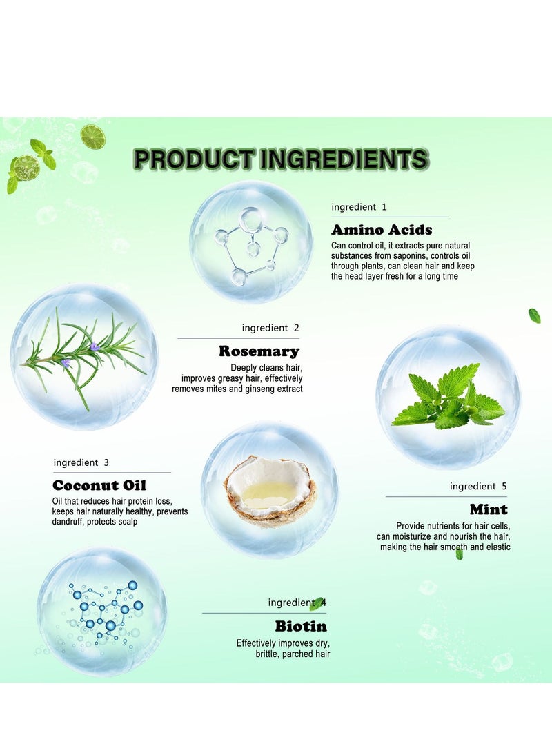 إيلهو شامبو تقوية النعناع روزماري من ، خالٍ من الكبريتات والبارابين - Image 2