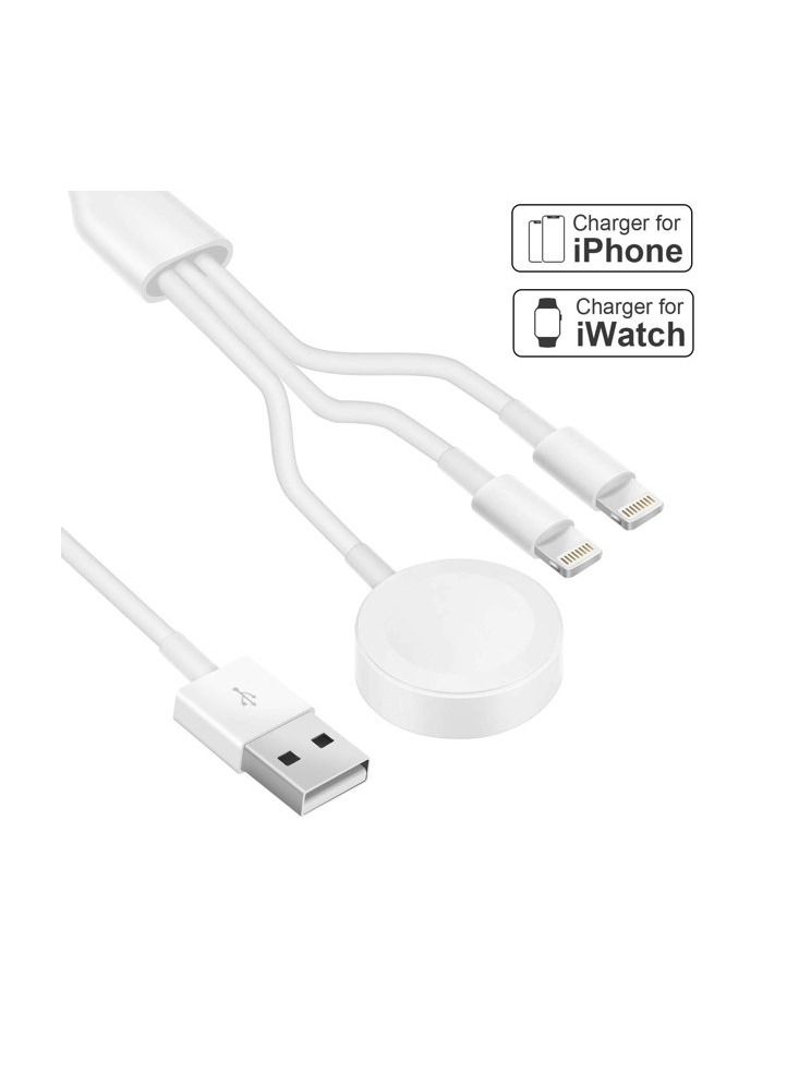 3 in 1 Magnetic Wireless Charger Adapter For Apple iWatch - Image 1