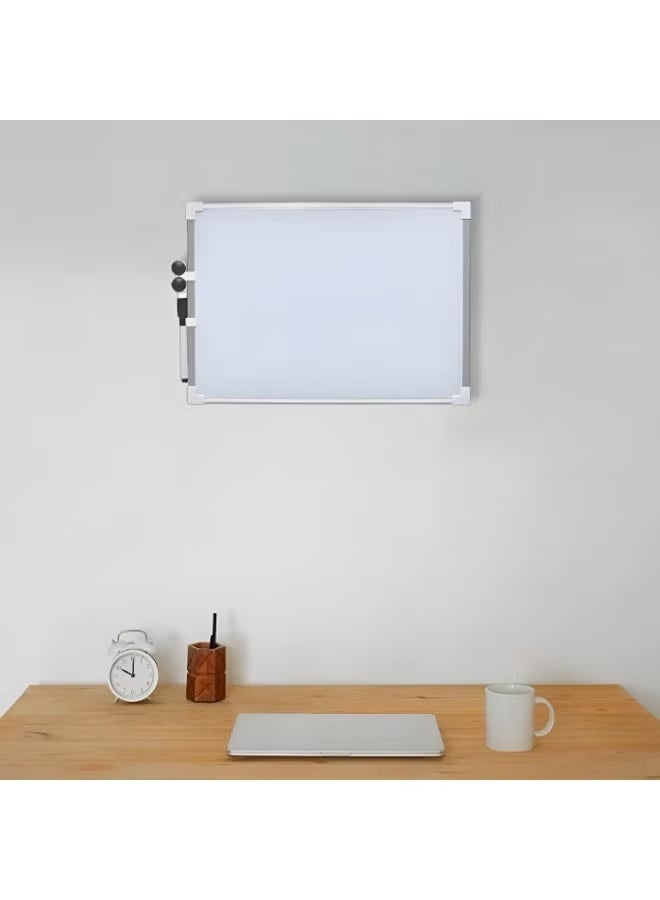 EMODA Small Dry Erase Board 20×30 cm – Aluminum Frame Whiteboard for Wall, Compact Writing Board for Office, Home, Classroom, School, Meeting Room, Easy to Mount, Durable Clear Surface - Image 4