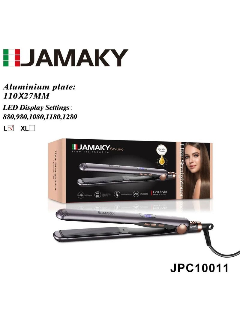 JAMAKY Italy Professional Hair Straightener with Italian technology - Aluminium Plate  JPC10011  - Image 2