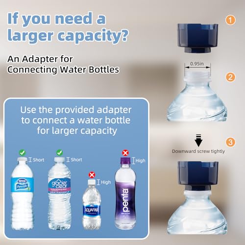 Hibbent 2 Pack Portable Bidet for Travel, High Pressure Handheld Electric Bidet Sprayer for Women & Men, Personal Hygiene Cleaning, Soothing Postpartum Care, Blue - Image 4