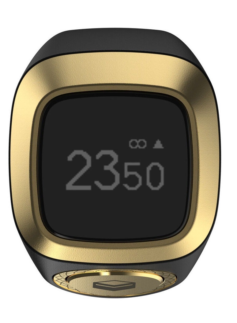 iQIBLA Iqibla Smart Tasbih Zikr Ring Muslim Prayer Prayer timing reminder OLED display Tasbih Counter Smart Ring Wearable Brown 20mm USB - Image 4