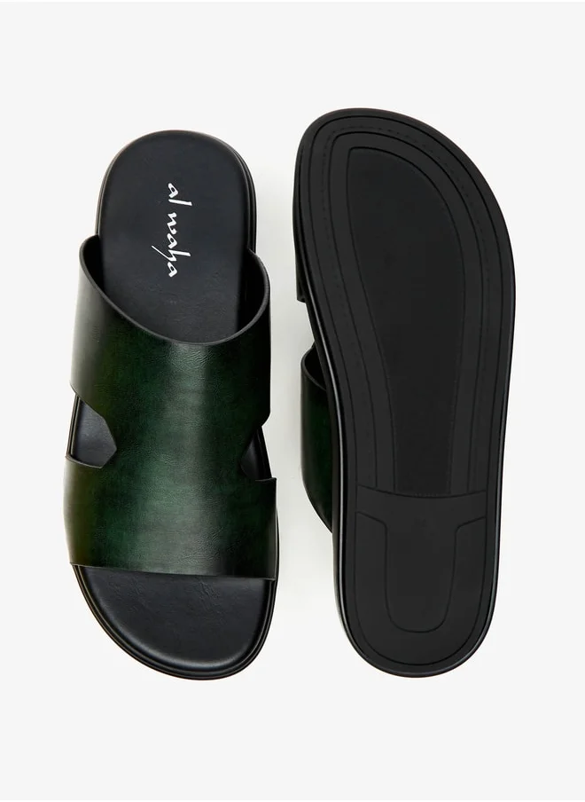 الواحة Mens Solid SlipOn Arabic Sandals