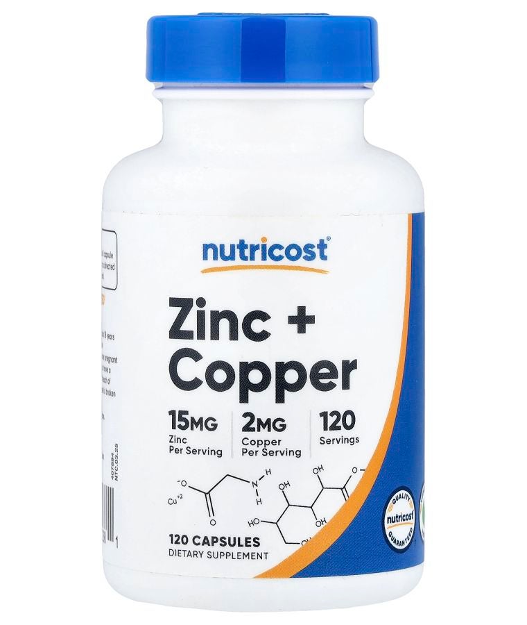 Zinc + Copper 120 Capsules