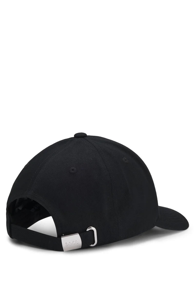 BOSS Black Cotton-twill cap with embroidered logo for Men | Best Price UAE