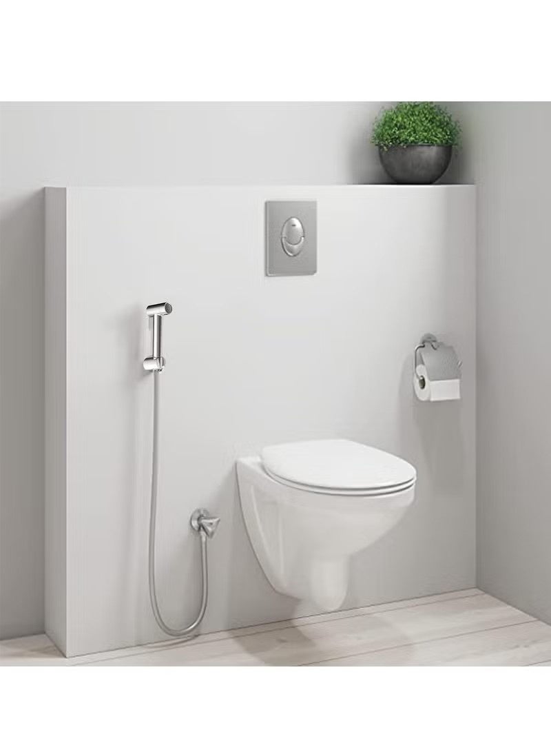 Beauenty Bidet Shattaf Set, Copper Alloy Bidet Sprayer for Toilet with 47 inch Bidet Hose and Holder for Muslim Shower and Personal Hygiene - Image 4