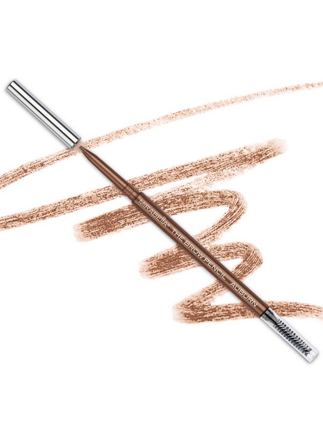 Mirabella Brow Pencil Ultrafine Point Precision Waterproof Eyebrow Pencil Offers Rich Blendable Longlasting And Smudgeproof Hairlike Strokes To Define And Fill In Brows Naturally Auburn - Image 1