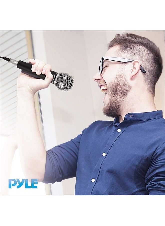 Pyle - Pro Includes 15ft XLR Cable to 1/4'' Audio Connection, Connector, Black, 10.10in. x 5.00in. x 3.30in. (PDMIC58) - Image 1
