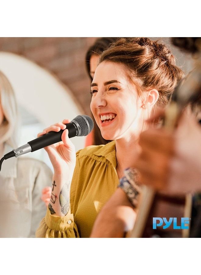 Pyle - Pro Includes 15ft XLR Cable to 1/4'' Audio Connection, Connector, Black, 10.10in. x 5.00in. x 3.30in. (PDMIC58) - Image 1