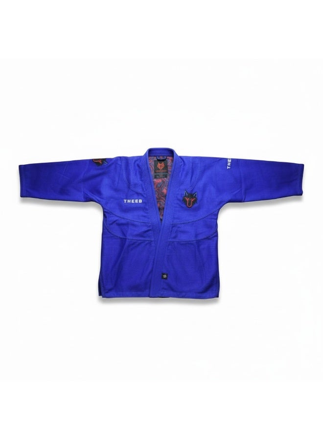 THEEB BJJ Gi – 450 GSM Cotton with Embroidery & Signature Wolf Lining- Adults - Image 2