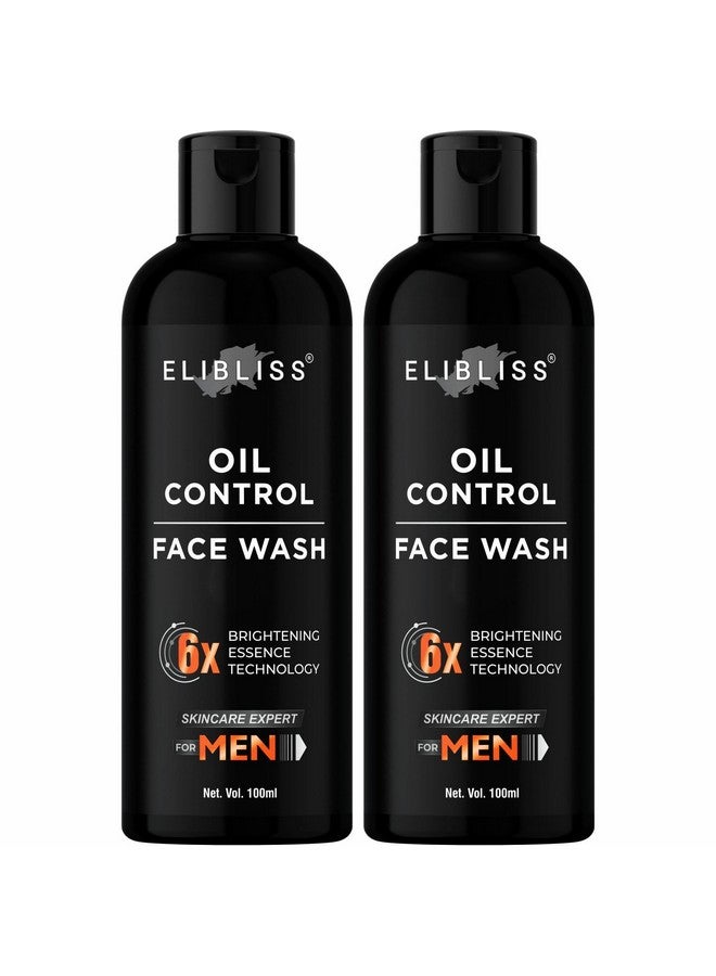 Elibliss Oil Control Face Wash for Men 6X Brightening Essence Technology Deep Cleansing for Oily Skin Skincare Expert Formula - Image 1