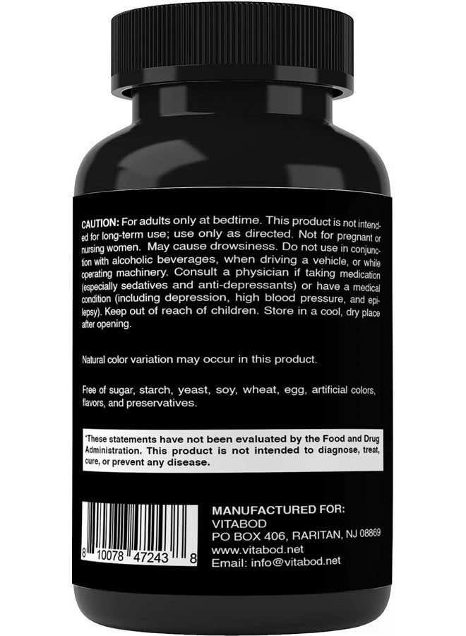 Vitabod Melatonin 20mg - 240 Fast Dissolve Tablets - Drug Free - Natural Berry Flavor - Vegetarian, Non-GMO, Gluten Free - Image 5