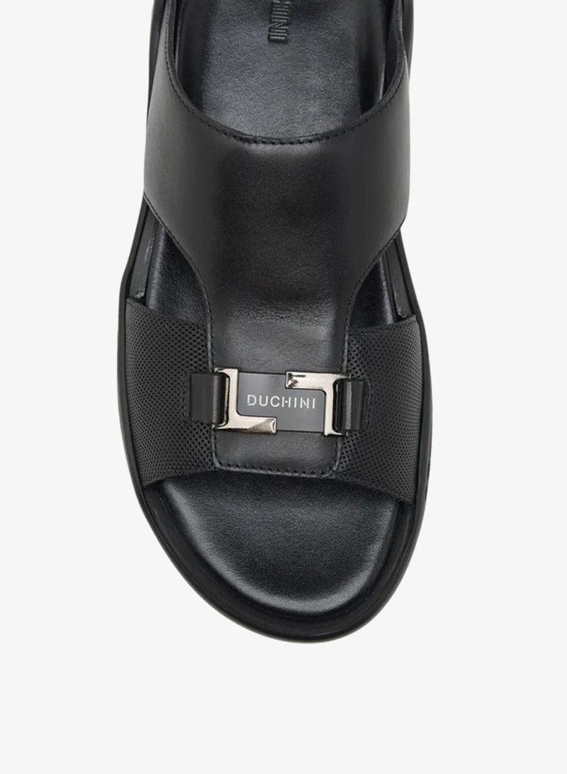 دوتشيني صنادل رجالي سادة سهلة الارتداء