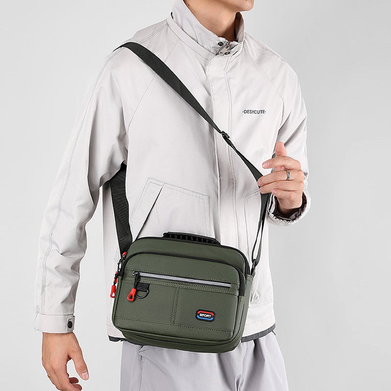 Men'S Shoulder Bag 2026 New Casual Nylon Canvas Bag Crossbody Bag Men'S Backpack Small Bag Business Briefcase - Image 3