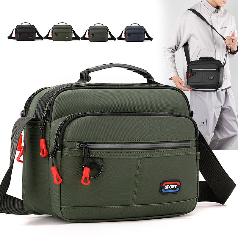 Men'S Shoulder Bag 2026 New Casual Nylon Canvas Bag Crossbody Bag Men'S Backpack Small Bag Business Briefcase - Image 2