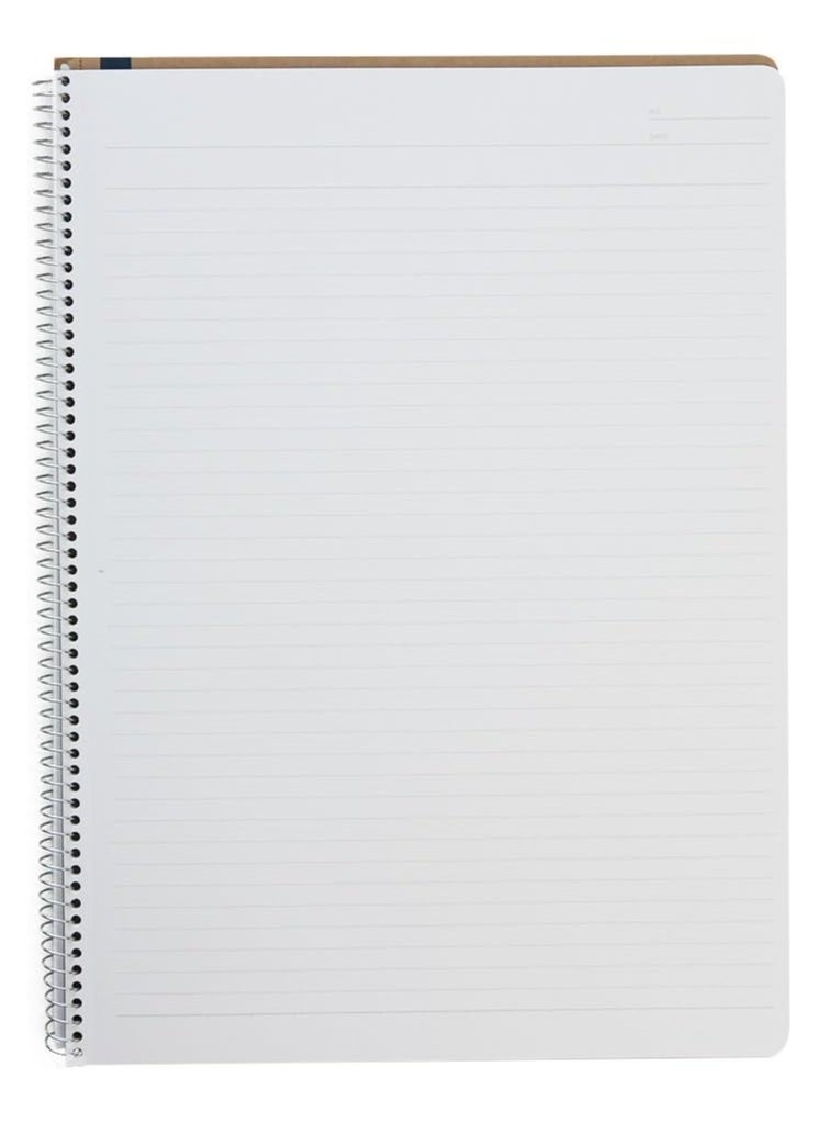 Maruman Maruman SPIRAL NOTE BASIC 8.98 x 11.69 inches (A4), 6.5mm 38-lined, 80 Sheets (N235ES)  - Image 2