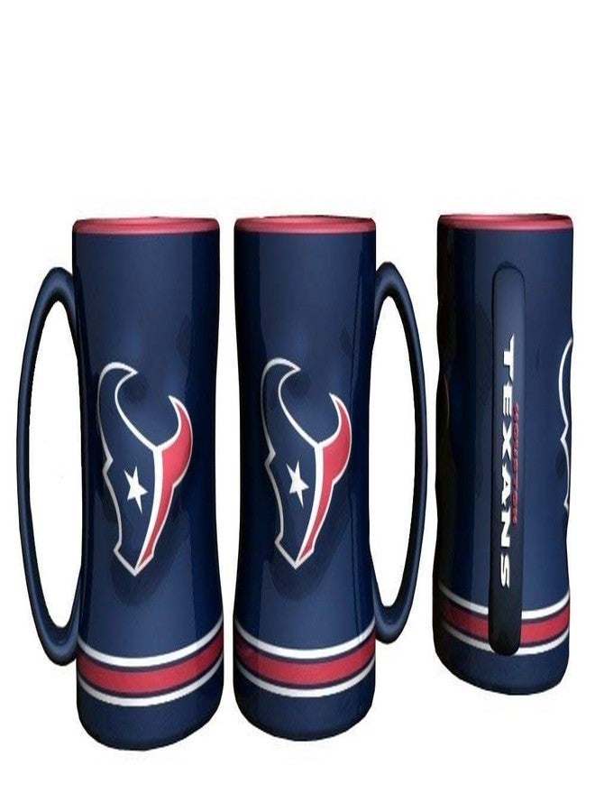 Boelter NFL Sculpted Coffee Mug, 15 Ounces, Houston Texans - Image 1
