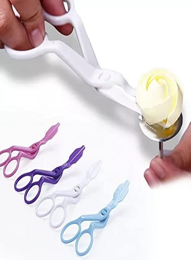 SHOAIB R-11 NOZZLE WITH ROSE NILL AND PLASTIC SCISSOR FOR CAKE DECORATION - Image 2