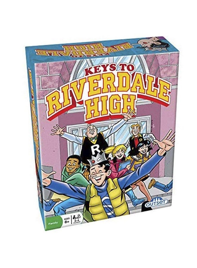 آوتسيت ميديا مفاتيح Riverdale High - شق طريقك عبر المدرسة والخروج منها - لعبة ورق بناء اللوحة - 2 إلى 4 لاعبين - مختلفة في كل مرة تلعب فيها - متعة للأطفال والكبار ، الأعمار 8+ بحلول البداية - Image 1