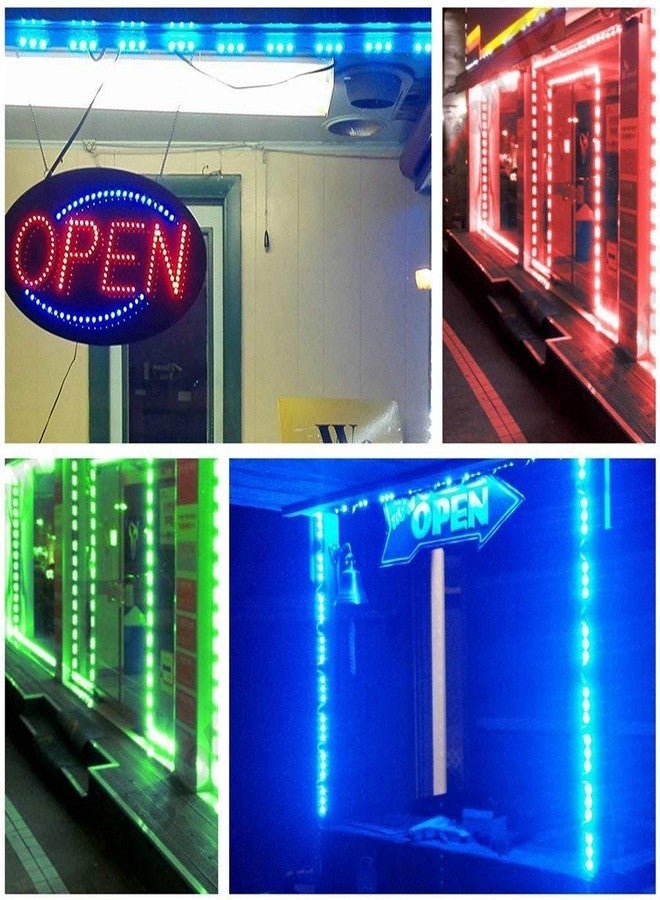 VIPMOON LED Storefront Lights,100pcs/300LED RGB 5050 Waterproof Injection Module Light LED Storefront Decorative Colorful Lights for Outdoor/Indoor Letter Window Signage Advertising Strip Lighting - Image 5