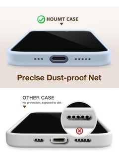 Houmt iPhone 15 Pro Case Silicone with 1X Camera Protector+ 1X Screen Protector Compatible with iPhone 15 Pro Cover Liquid Soft Silicone Inside Microfiber Lining Slim Thin Protective Case Cover  - Image 4
