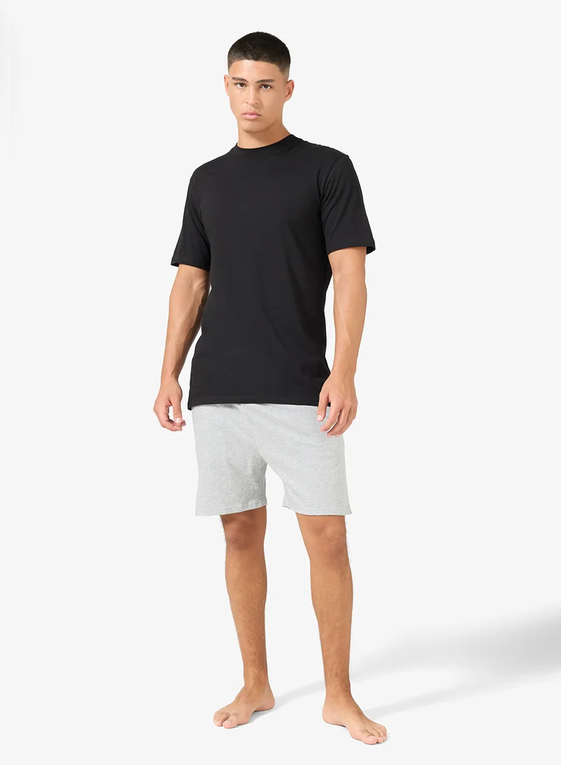 Seventy Five  Nightwear T-Shirt & Shorts Set for Men | Best Price UAE