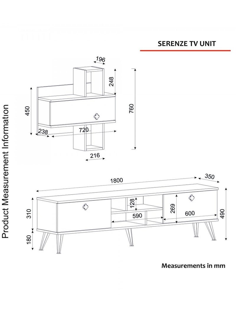 سحابة Serenze طاولة تلفزيون موديل - Image 3