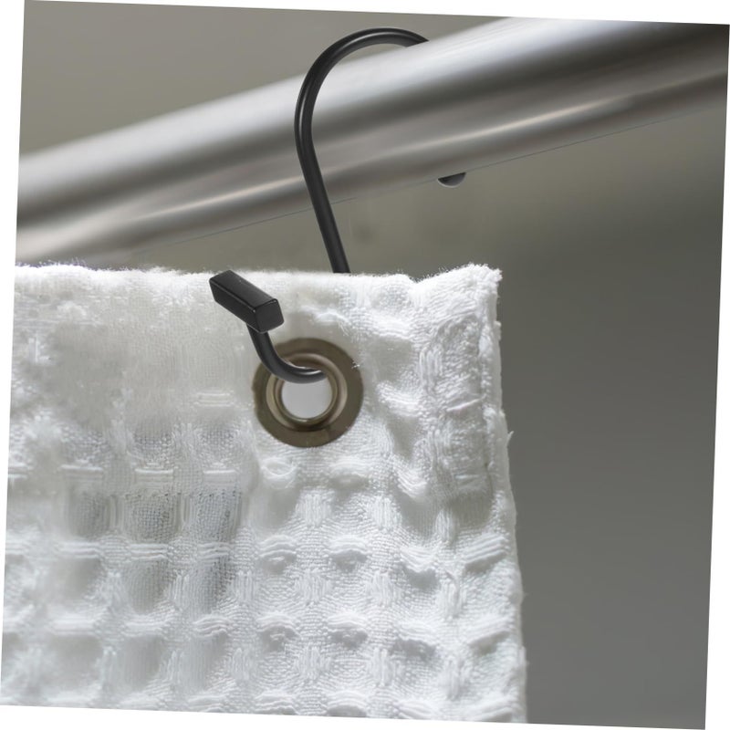 12Pcs Stainless Steel Shower Curtain Hooks Decorative Hangers For Bathroom Window Curtains Easy Installation - Image 4