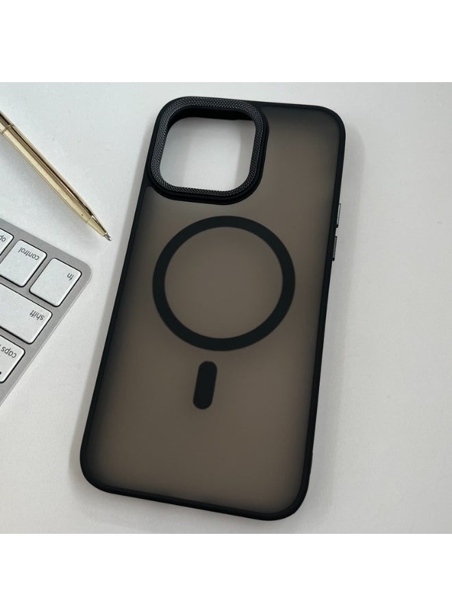 Case for  Case Samsung A36 5g Magnetic Translucent Matte Phone Cases [Compatible with MagSafe] Thin Slim Fit Shockproof Bumper Hard Protective Cover for Women Men Girls - Image 3
