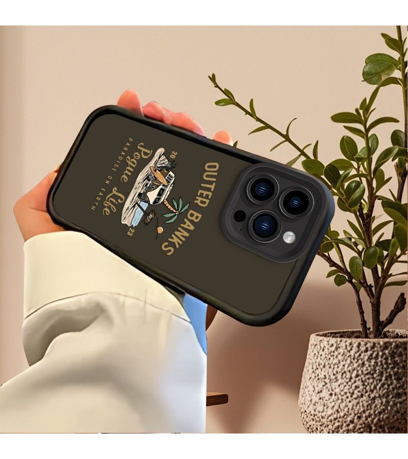 Black Phone Case For iPhone 16 Pro Max External Bank Compatible - Image 3