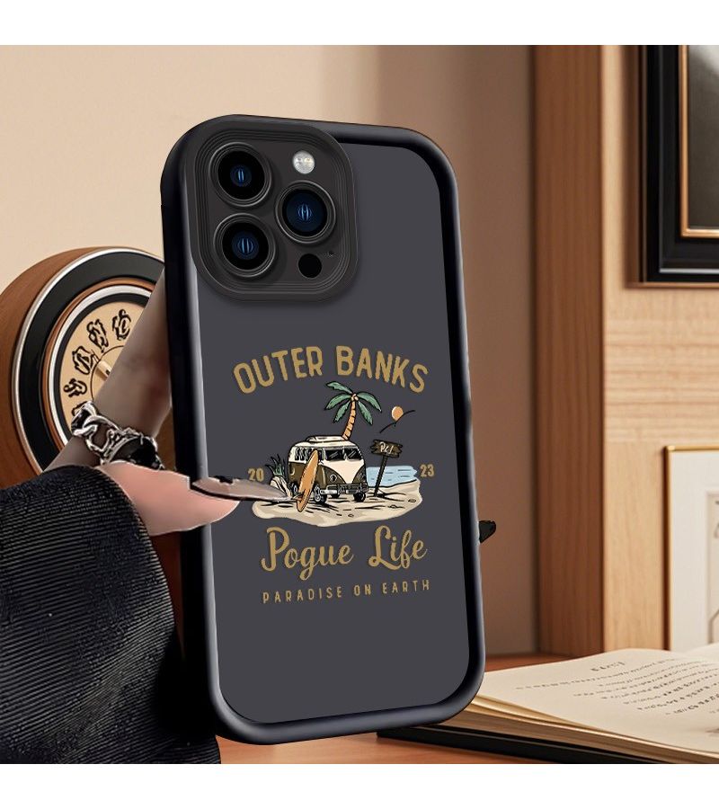 Black Phone Case For iPhone 16 Pro Max External Bank Compatible - Image 4