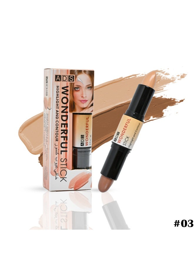 ADS Dual highlighter and contour pencil