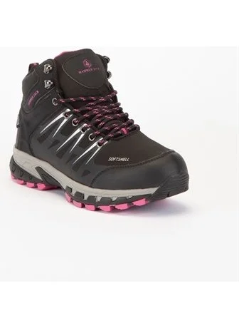 هامر جاك 19900-G Women's Black-Pink Faux Leather Boots