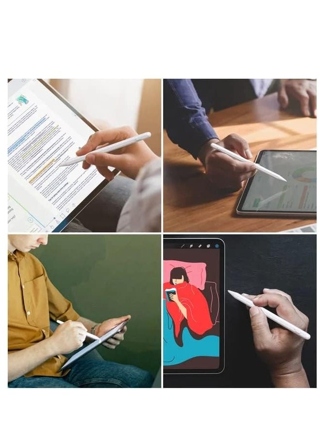 ماركة غير محددة قلم ستايلس لجهاز ايباد مع خاصية رفض راحة اليد متوافق 2018-2023 10 - 9 - 8 - 7 - 6 برو 11 انش 12.9 - 5 - 4 - 3 ميني - اير - - 3. أبيض  - Image 3
