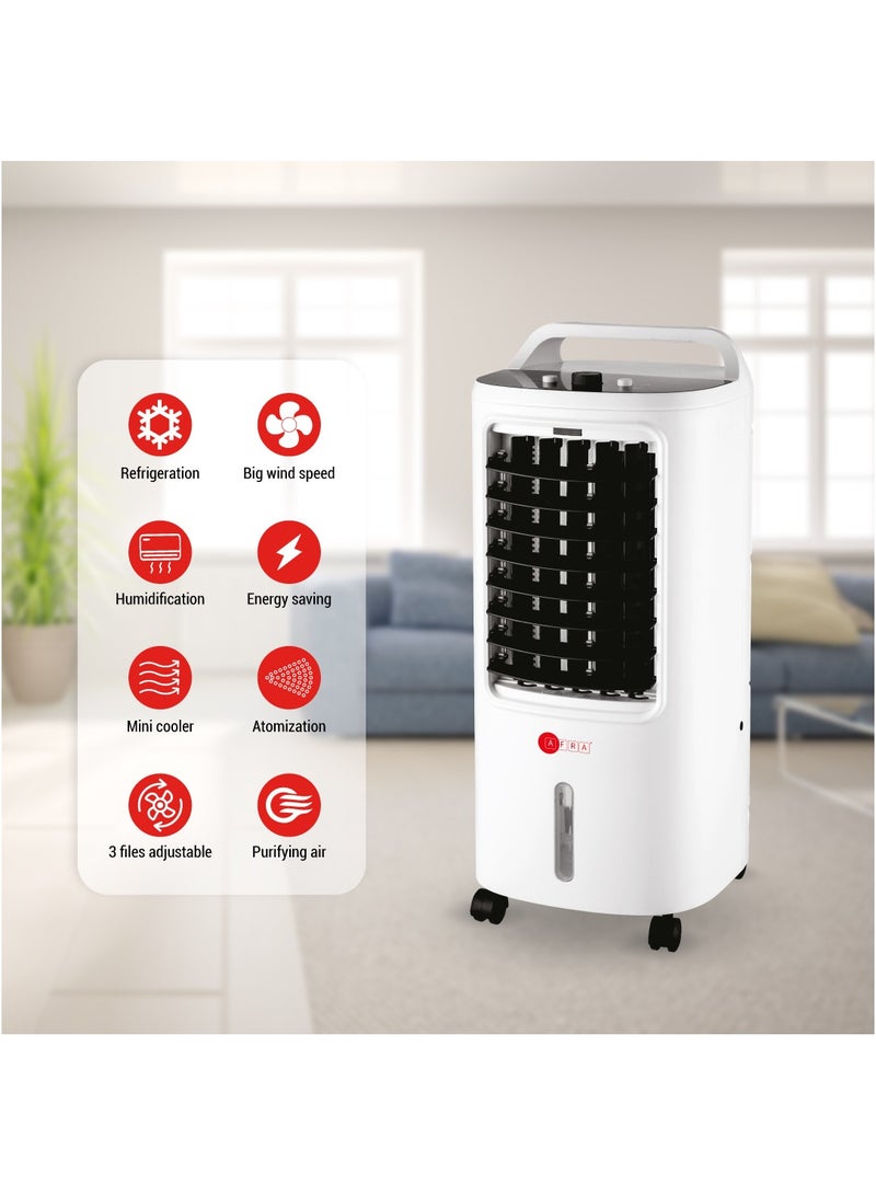 AFRA Air Cooler, 65 W, 4L Capacity, Wide Area Cooling & Circulation, Swing Setting, Speed Settings, G-MARK, ESMA, ROHS, And CB Certified, 2 Years 4.0 L 65.0 W AF-45COWT White - Image 3