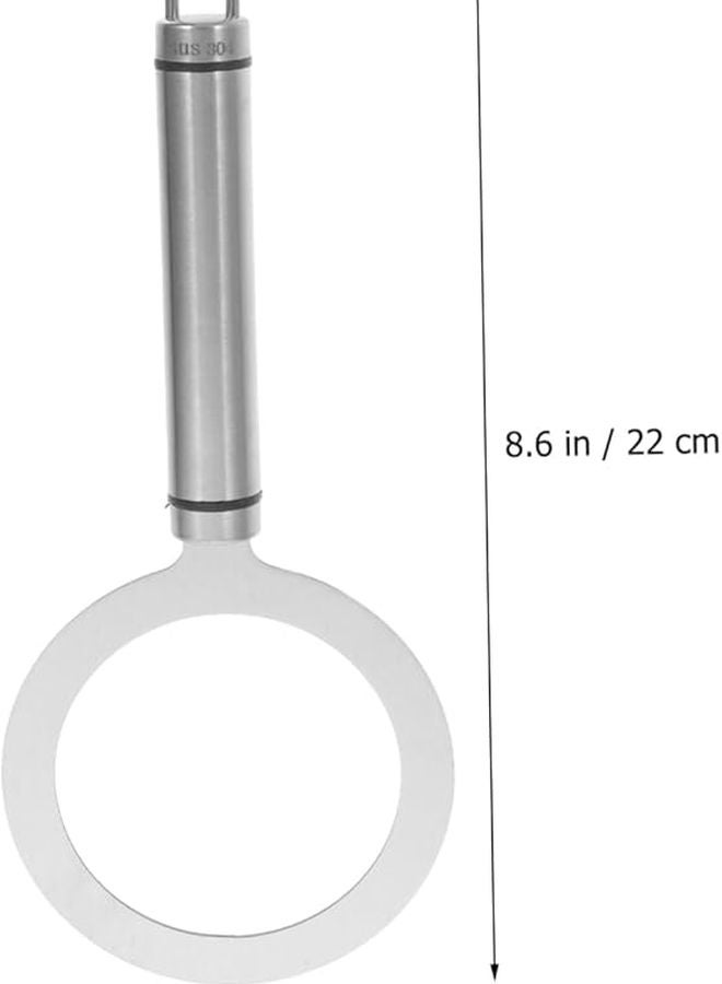 سخان أكواب شاي الحليب من الفولاذ المقاوم للصدع، حلقة الخبز، مقبض، مقاس 22 × 9.5 × 0.1 سم - Image 3