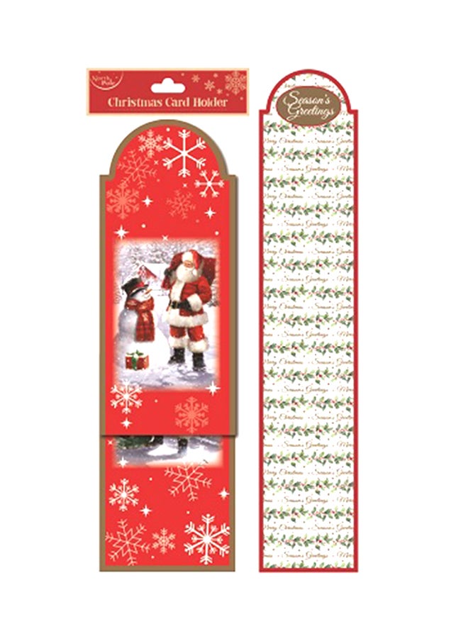 EuroWrap - Christmas Hamper Dressing Set Red 5.1x17.1x0.2cm - Image 1