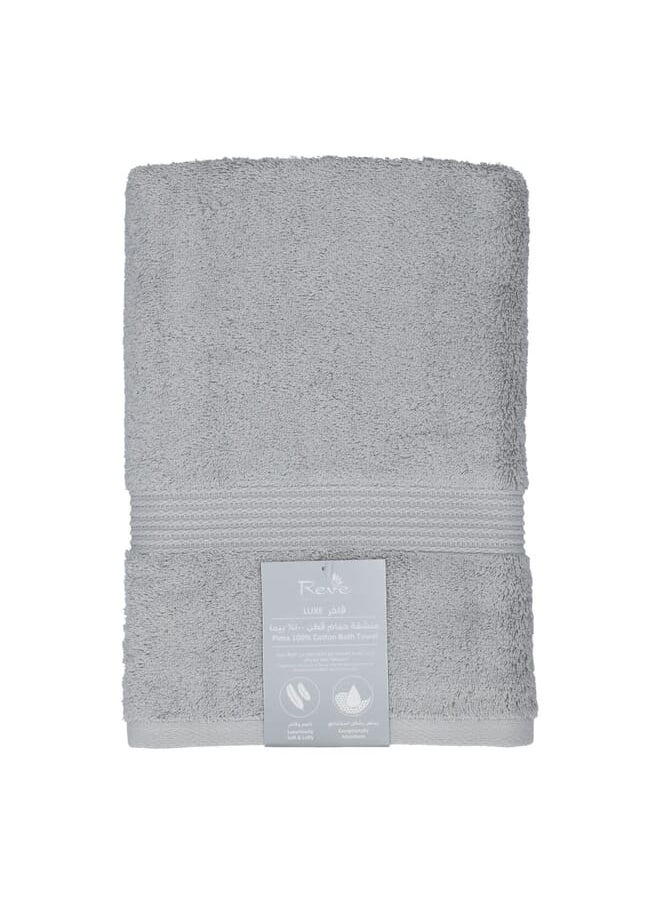 erorex - Bath Sheet 80X160Cm Pima Cotton Silver - Image 1